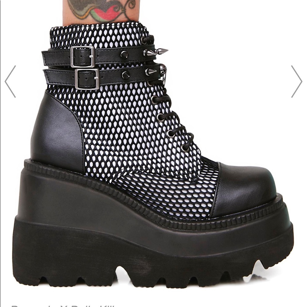 DemoniaxDolls Kill Exclusive Bondage Boots
